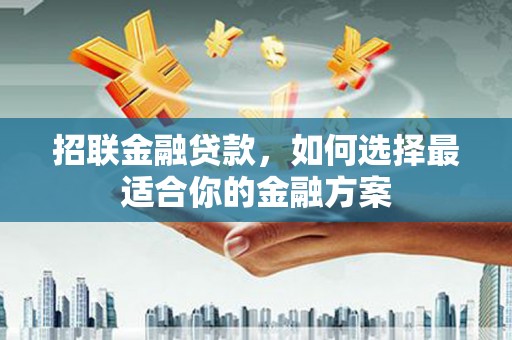 博山招联金融贷款，如何选择最适合你的金融方案