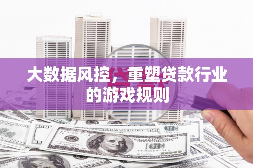博山大数据风控，重塑贷款行业的游戏规则