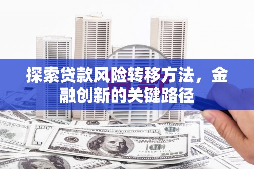 博山探索贷款风险转移方法，金融创新的关键路径