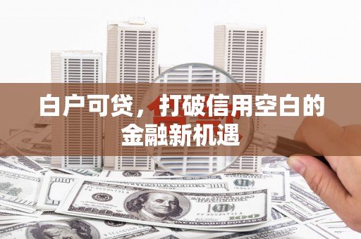 博山白户可贷，打破信用空白的金融新机遇