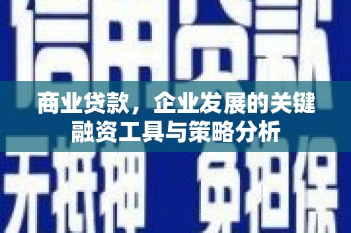 博山商业贷款，企业发展的关键融资工具与策略分析