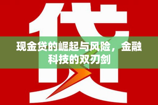 博山现金贷的崛起与风险，金融科技的双刃剑